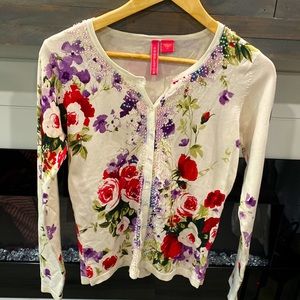 Size medium button up sweater.